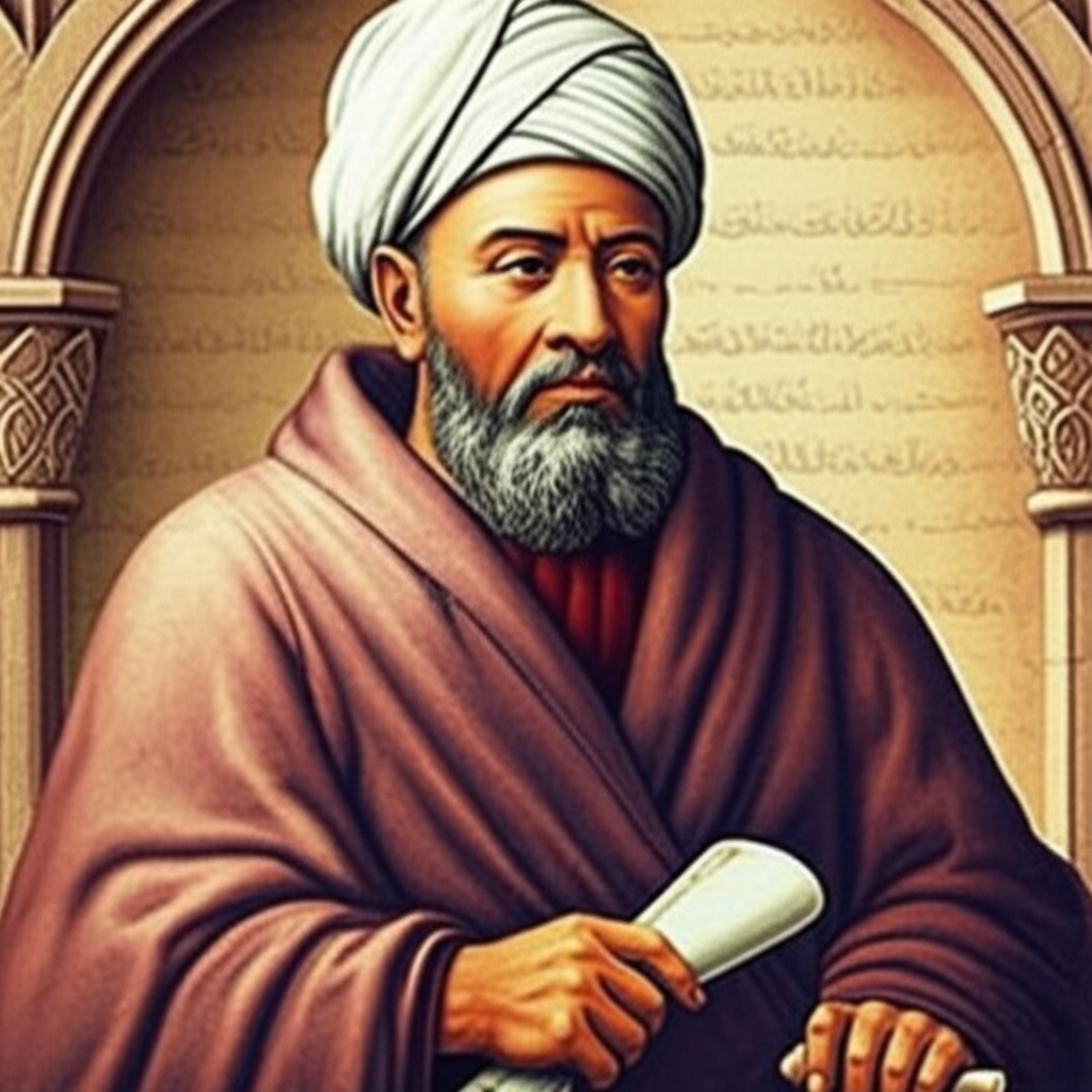 Portrait of Al-Farabi (Alpharabius)