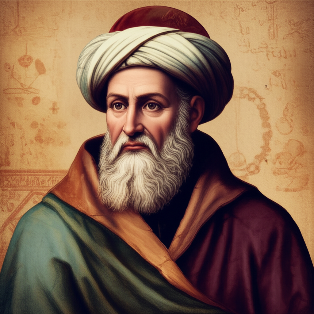 Portrait of Jabir ibn Hayyan (Geber)